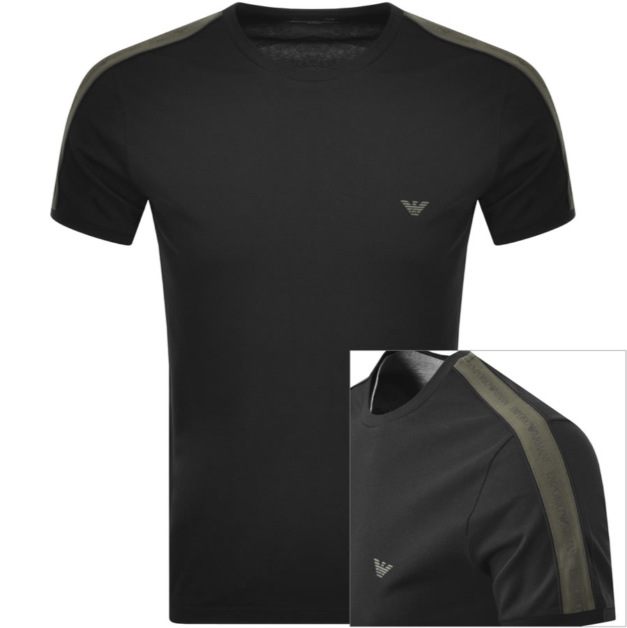 Alternative Image for ProductEmporio Armani Lounge Crew Neck T Shirt Black1